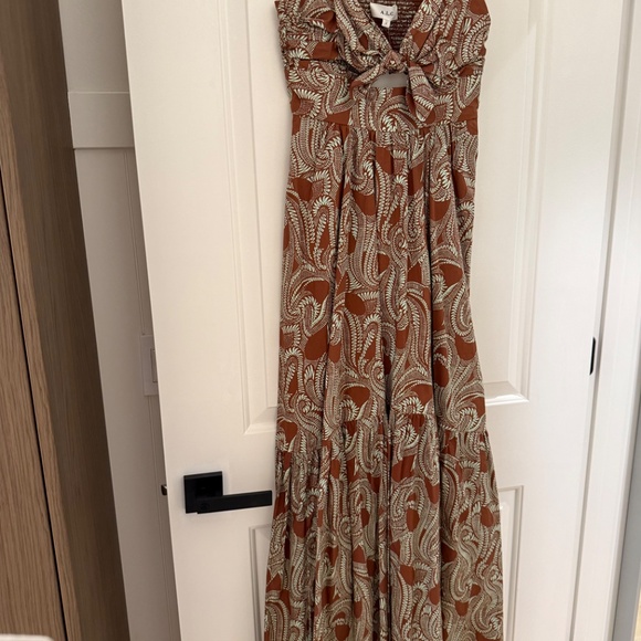 NWT A.L.C. Laura Paisley Cotton Maxi Dress - Picture 3 of 7